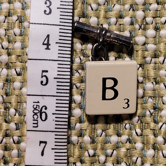Vintage R.B. or B.R. Scrabble Tile Cufflinks - Picture 3 of 3